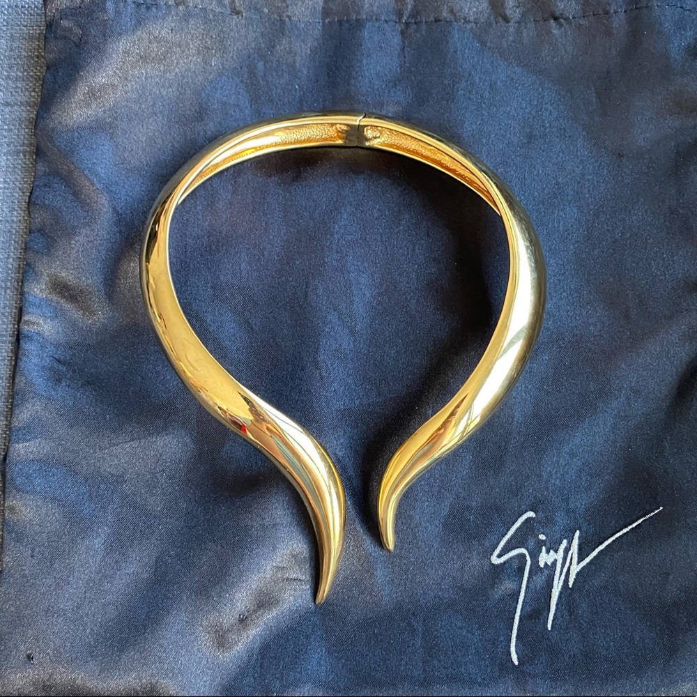 Giuseppe Zanotti Gold Brass Collar